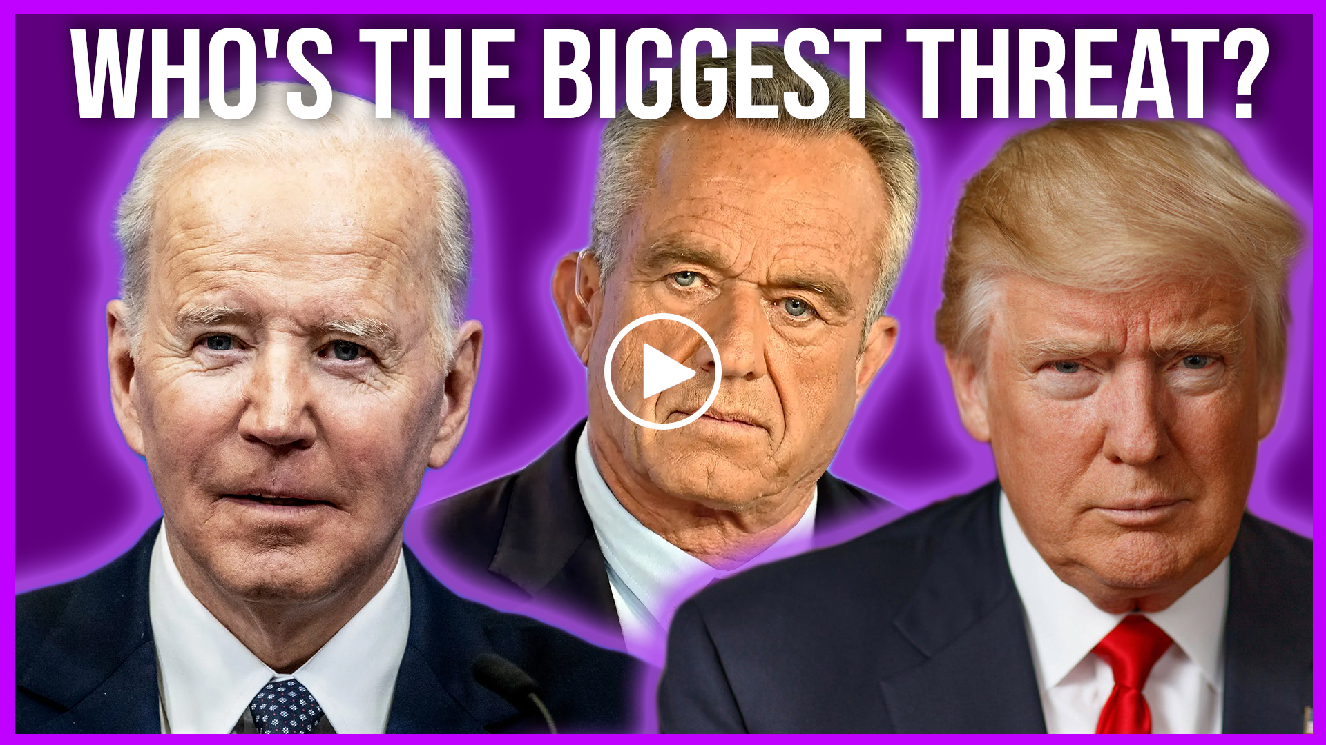 Who's The Biggest Threat? #biden #trump #rfkjr #2024elections