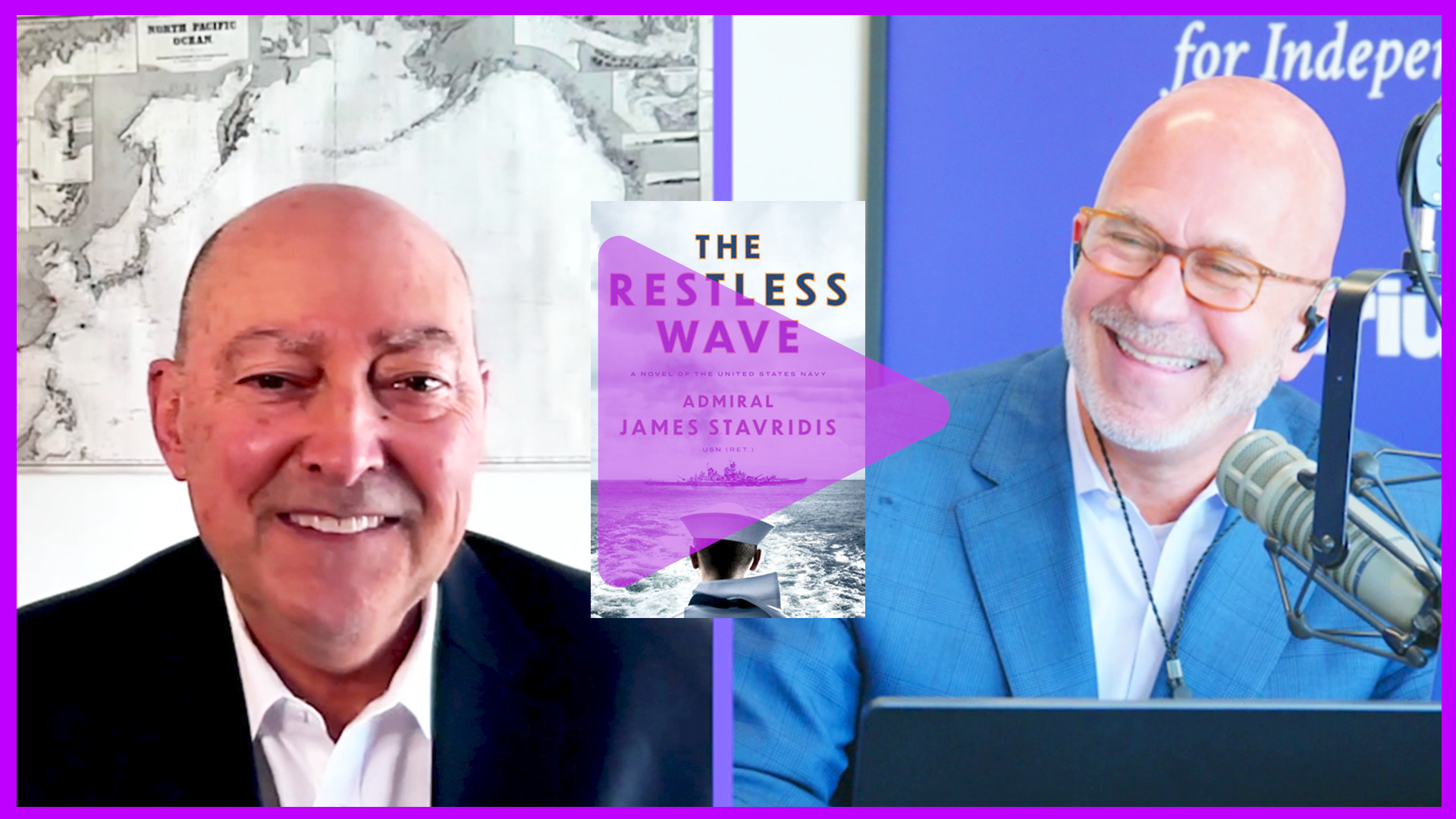 Interview with Admirial Stavridis about his new book The Restless Wave