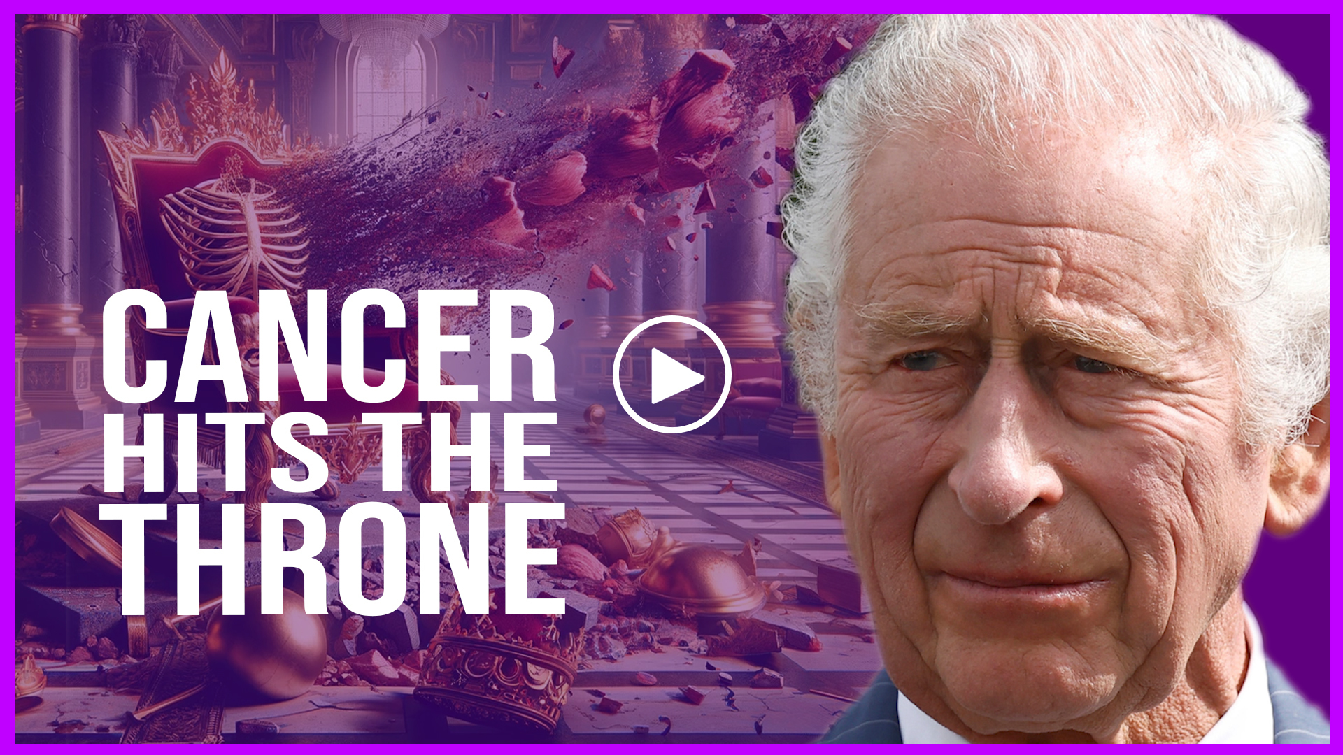 Cancer Hits The Throne #kingcharles #royalty #royals #cancer #crown #katemiddleton #princewilliam
