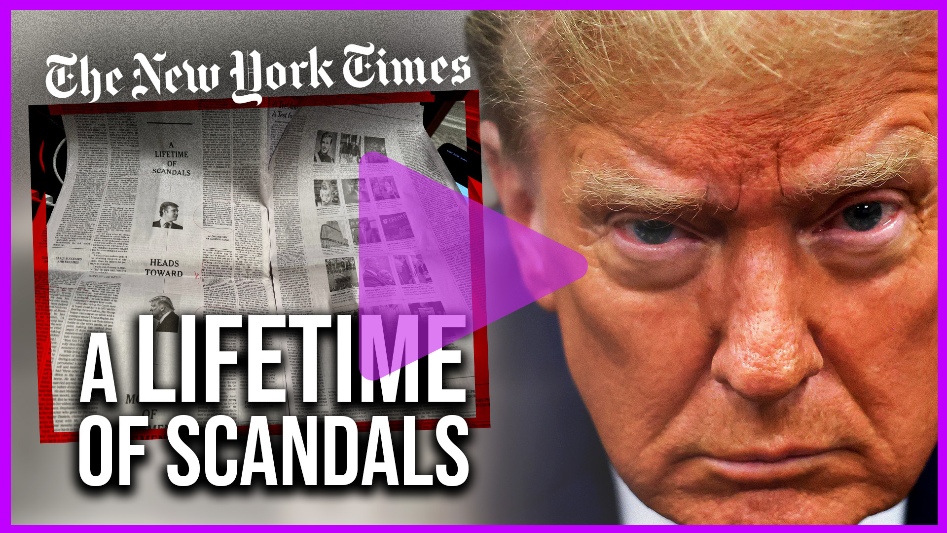 A lifetime of scandals