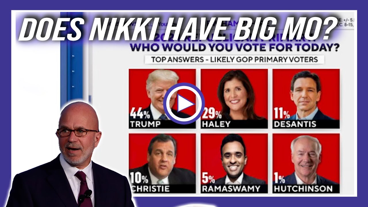 Is @NikkiHaley gaining enough momentum to catch up to @DonaldJTrumpforPresident ? #2024elections