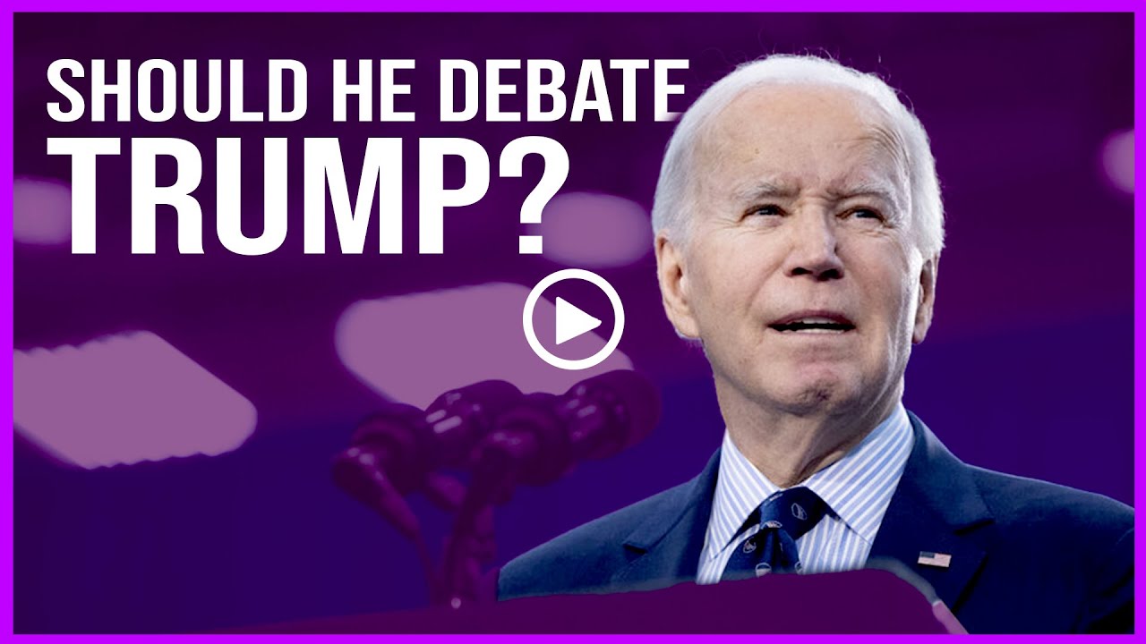 Should He Debate Trump? #news #biden #trump
