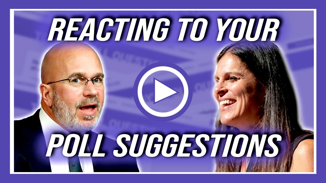 Michael and TC react to your poll suggestions #reaction #politics #news